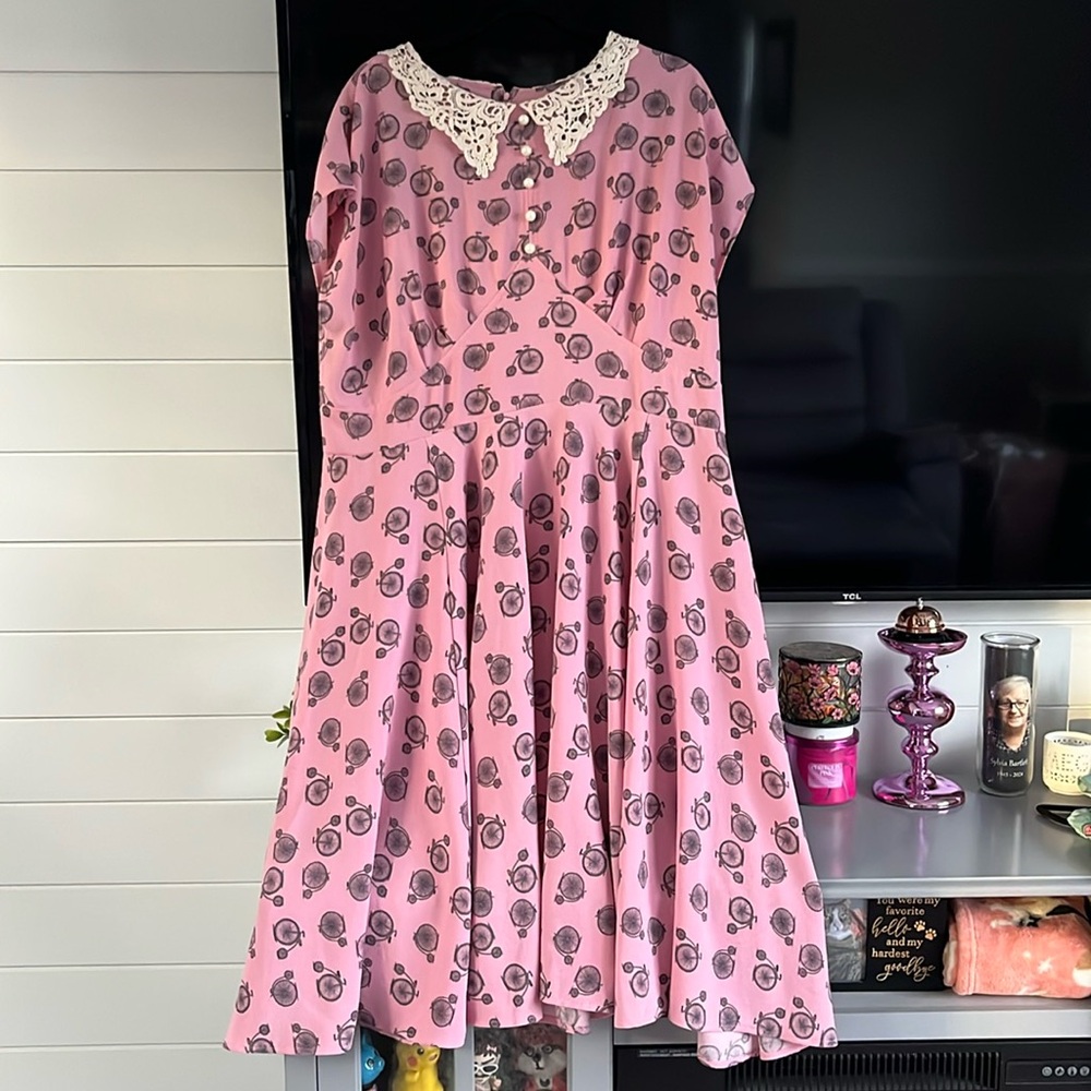 NWOT Pink Hell Bunny Dress